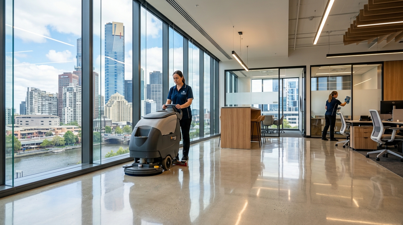 Commercial cleaning team in Melbourne & Brisbane